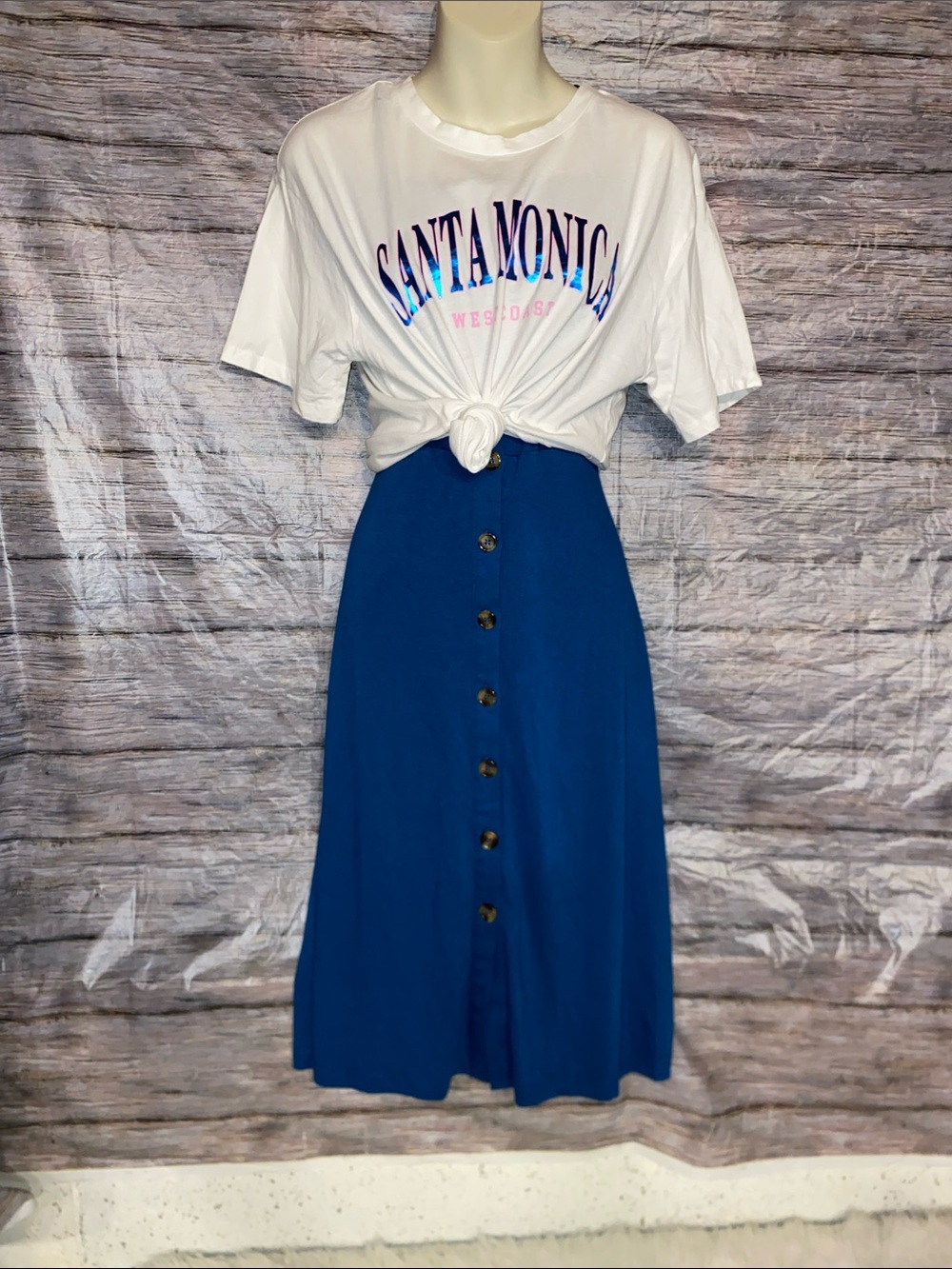 OG Collective By Organic Generations “Santa Monica” Cropped Graphic Tee